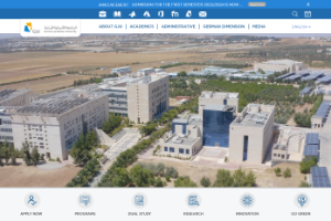 German-Jordanian University Website