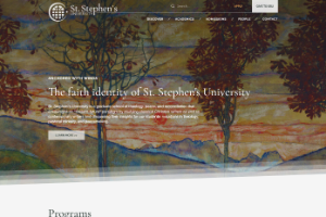 St. Stephen's University Website