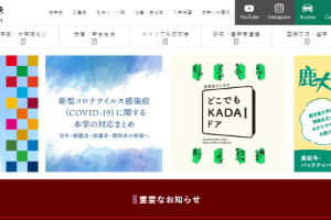 Kagoshima University Website