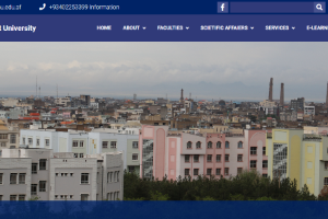 Herat University Website