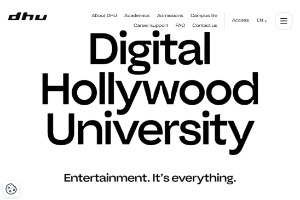 Digital Hollywood University Website