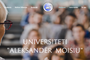 Aleksandë Moisiu University of Durrës Website