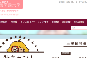 Aikoku Gakuen University Website