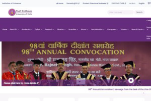 University of Delhi Website