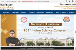 University of Lucknow Website