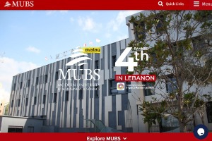 Modern University for Business and Science Website