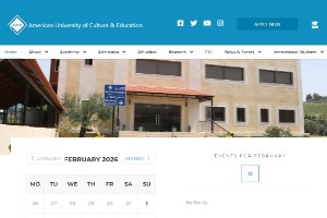 American University Culture & Education Website