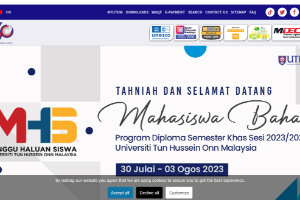 Tun Hussein Onn University of Malaysia Website