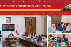 University of Veterinary and Animal Sciences Website