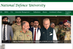 National Defence University Website
