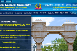Madurai Kamaraj University Website