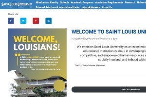 Saint Louis University Website