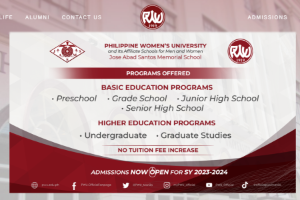 Philippine Women's University Website
