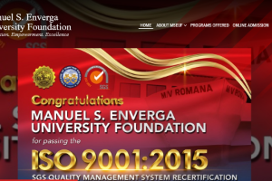 Manuel S Enverga University Foundation Website