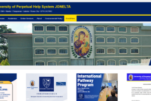 University of Perpetual Help System Laguna Website