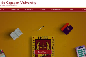 Liceo de Cagayan University Website