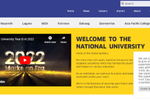 National University Website