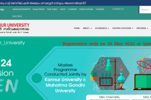 Kannur University Website