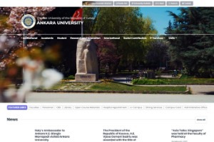 Ankara University Website