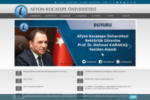 Afyon Kocatepe University Website