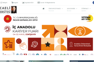 Kocaeli University Website
