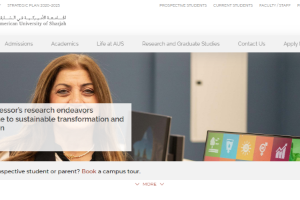 American University of Sharjah Website