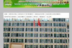Ho Chi Minh City University of Agriculture and Forestry Website