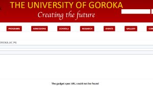 University of Goroka Website