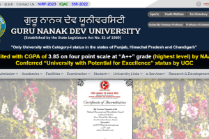 Guru Nanak Dev University Website