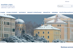University of Zadar Website
