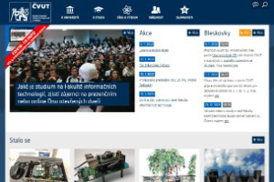 Czech Technical University in Prague Website
