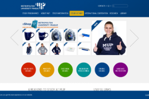 Metropolitan University Prague Website