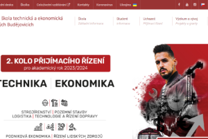 University of Technology and Economics in Ceské Budejovice Website