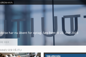 IT University of Copenhagen Website