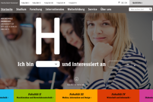 Hannover University of Applied Sciences Website