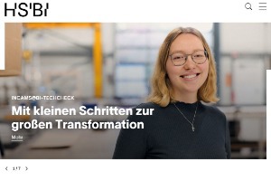 Bielefeld University of Applied Sciences Website