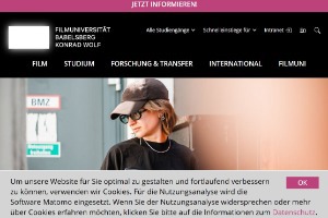 University of Film and Television Website