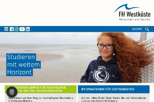 Westküste University of Applied Sciences Website