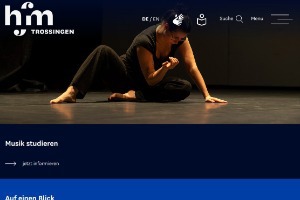 University of Music, Trossingen Website