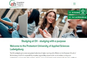 Reutlingen-Ludwigsburg Protestant University of Applied Science Website