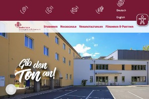 University for Protestant Church Music in Bavaria Website