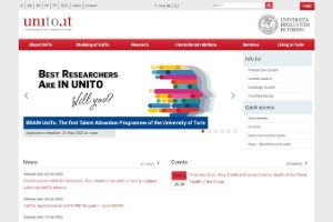 University of Turin Website