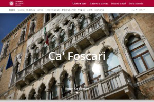 Ca' Foscari University of Venice Website