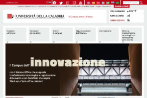 University of Calabria Website