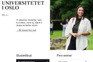 University of Oslo Website
