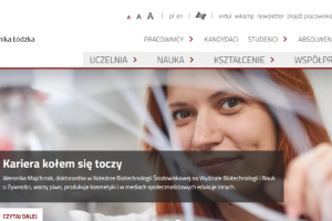 Technical University of Lodz Website