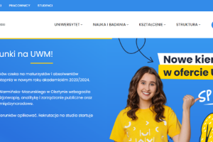 University of Warmia and Mazury Website
