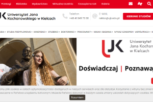 University of Humanities and Sciences in Kielce Website