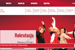 Kielce University of Technology Website