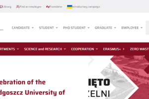 University of Technology and Life Sciences in Bydgoszcz Website
